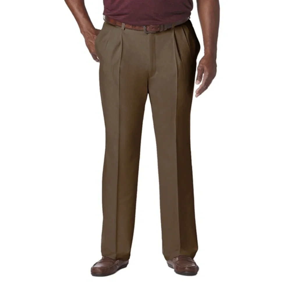 NWT Mens Size 52 52x30 Haggar Cool 18 Pro Dress Pants NEW